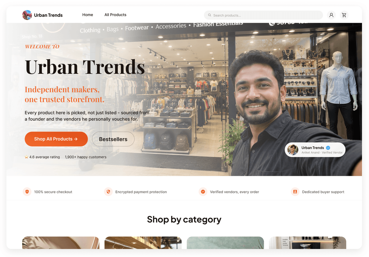 Storefront preview