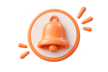 Notification bell indicating all caught up